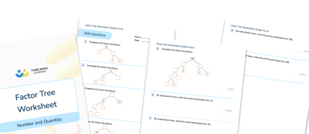 [FREE] Factor Tree Worksheet (Grades 6)