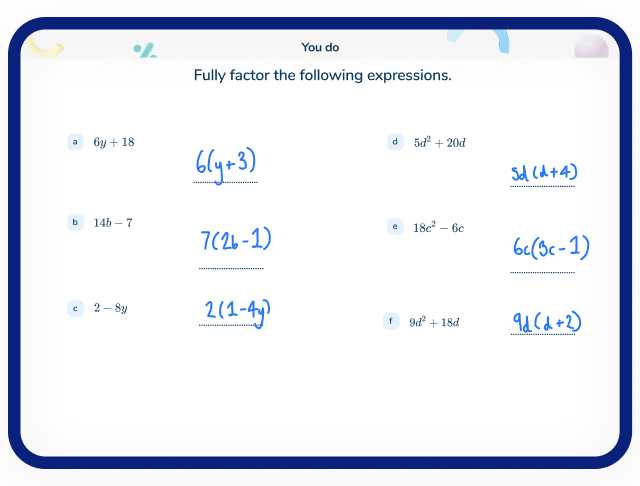 Example lesson 3