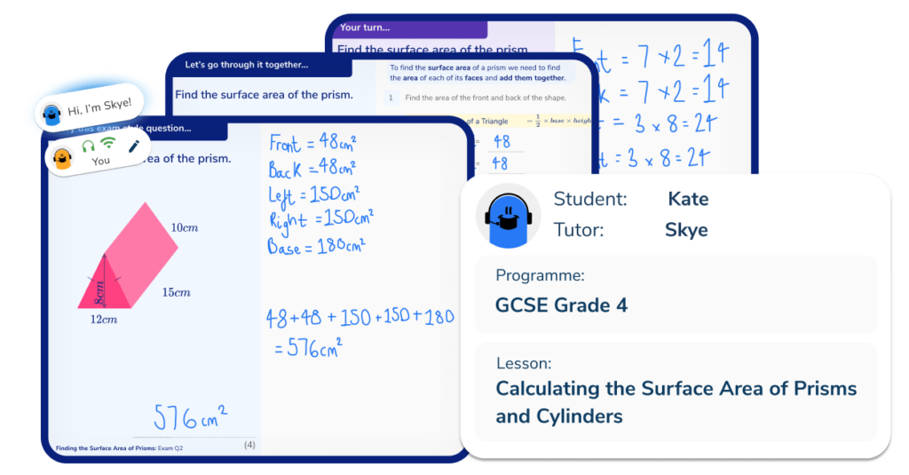 Programmes aligned to GCSE grades secondary ai