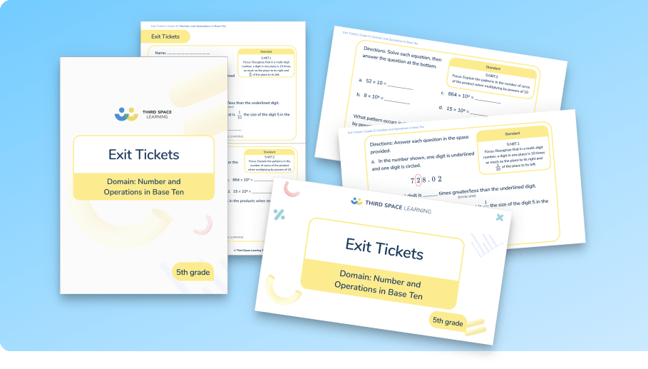Exit Tickets